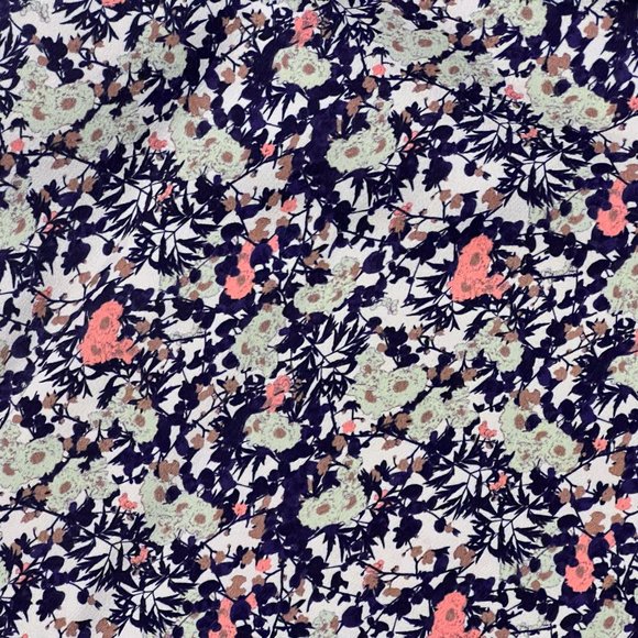 COS Floral Print Midi Skirt - Black, White, Red - Picture 3 of 3